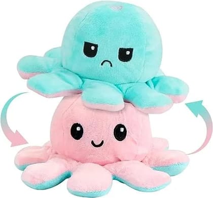 Reversible Octopus Plush Toy 18cm | Soft Toy for Kids & Babies
