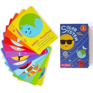 Solar System Snap Cards (52 Cards) for Kids 3+ | Space Learning Game | Develops Language, Memory & Cognitive Skills